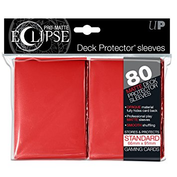 Pro Matte Eclipse Red Standard Sleeves Pro Matte Eclipse Red Standard Sleeves